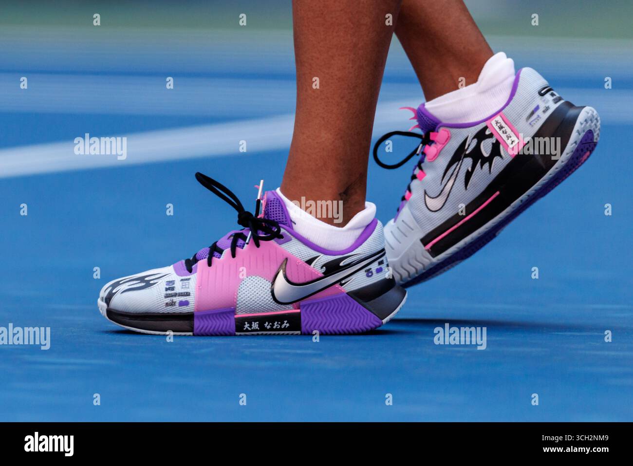 Queens, États-Unis. 30 août 2025. Queens, New York. 30 août 2025 : Naomi Osaka (JPN) lors de l'US Open 2025. Crédit : Corleve/Alamy Live News Banque D'Images