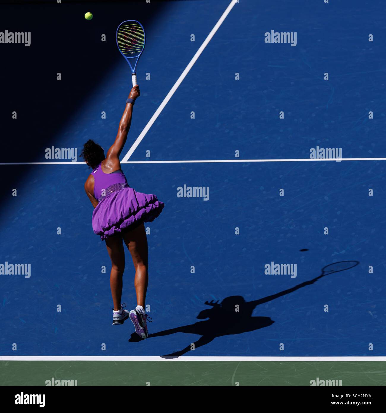 Queens, États-Unis. 30 août 2025. Queens, New York. 30 août 2025 : Naomi Osaka (JPN) lors de l'US Open 2025. Crédit : Corleve/Alamy Live News Banque D'Images