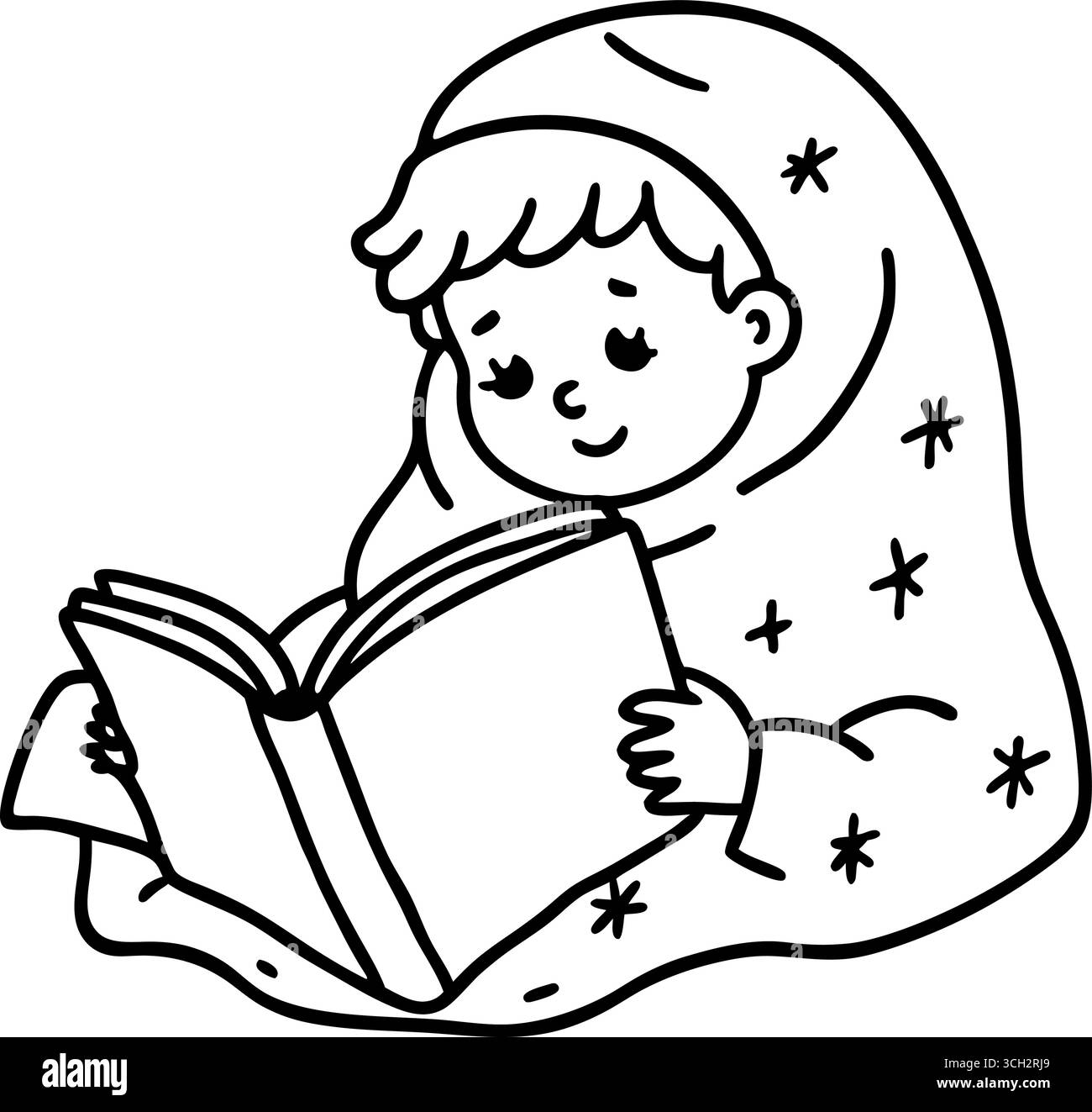 Page de livre de coloriage pour enfants | Fun Printable Activity Fiches Illustration de Vecteur