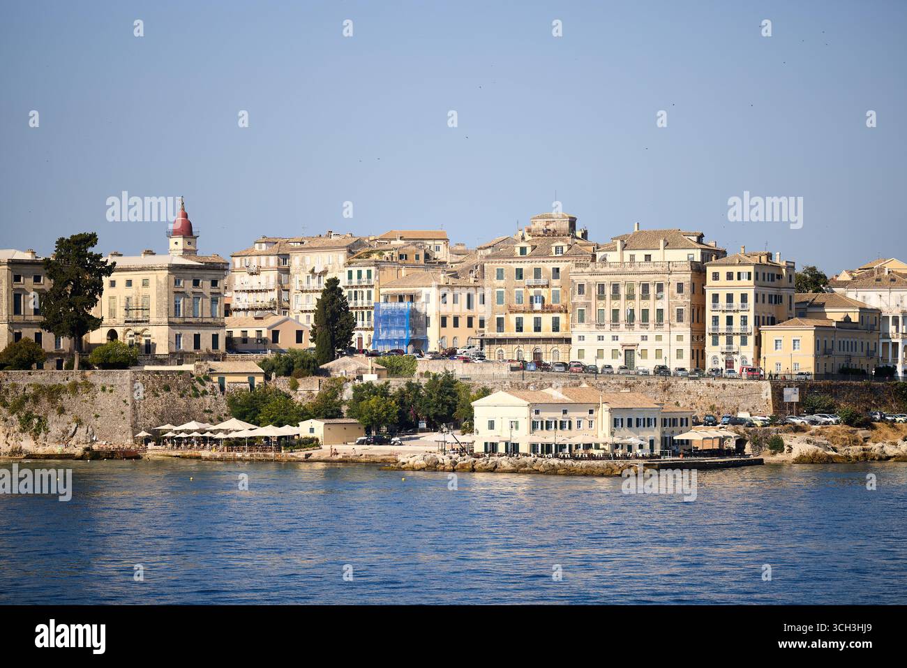 Corfou île grecque Corfou vieille ville Banque D'Images