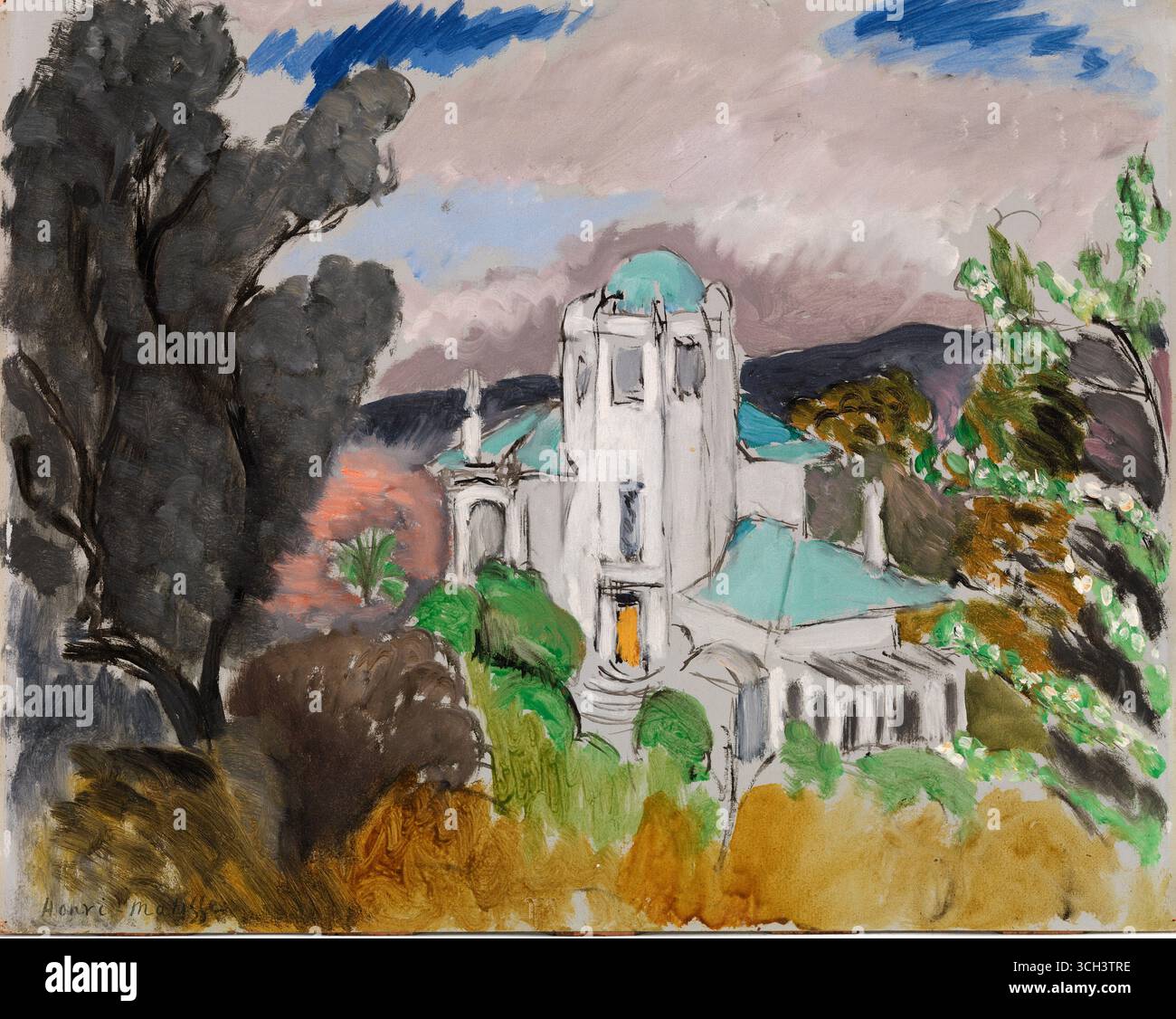 Blue Villa. Henri Matisse. 1918. Banque D'Images