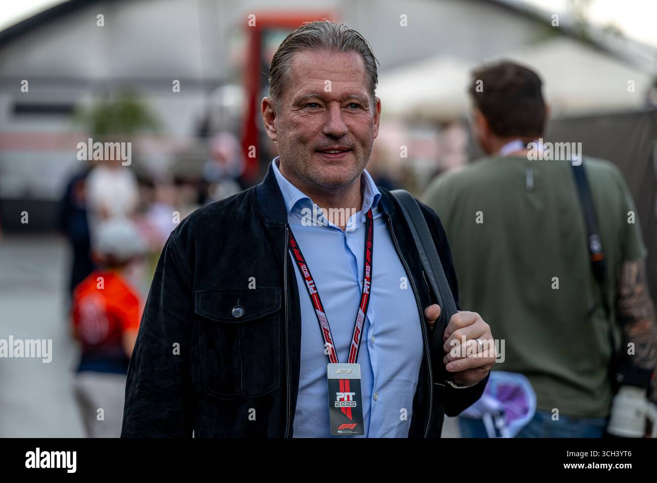 CIRCUIT ZANDVOORT, PAYS-BAS - AOÛT 30 : Jos Verstappen, le père de Max Verstappen, lors du Grand Prix des pays-Bas au circuit Zandvoort le samedi 30 août 2025 à Zandvoort, pays-Bas (photo Michael Potts/Agence BSR) crédit : Agence BSR/Alamy Live News Banque D'Images