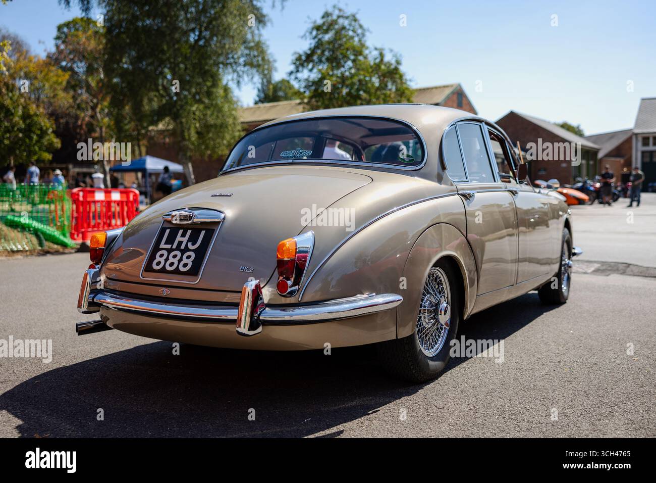 1968 Jaguar Mark 2, exposée au Bicester Motion Scamble le 25 août 2025. Banque D'Images