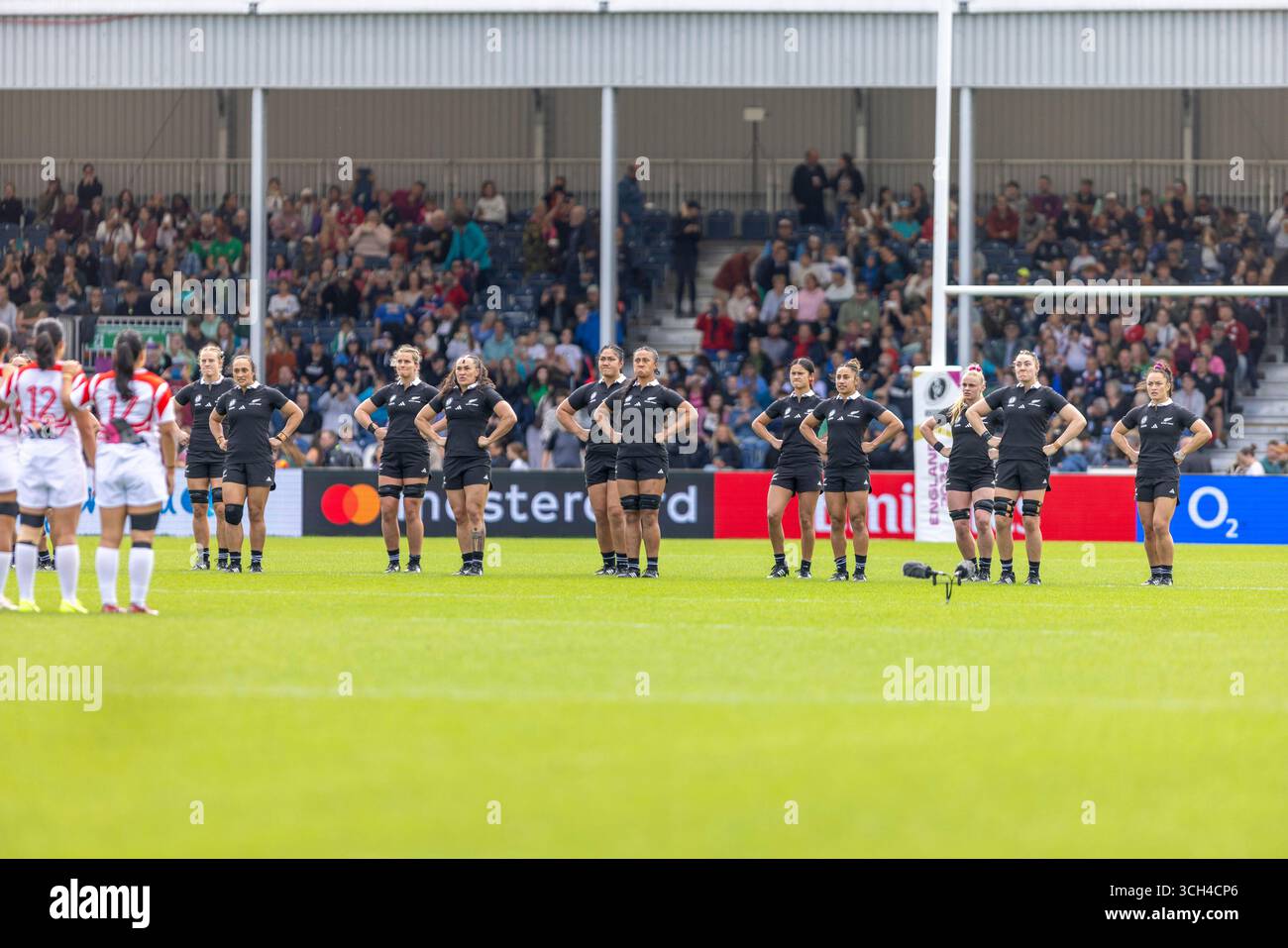 Exeter, Royaume-Uni. 31 août 2025. New Zealand Women v Japan Women Women Rugby World Cup Pool Sandy Park Exeter Sunday31, August,2025Sandy Park, Copyright Credit : Martin Edwards/Alamy Live News Banque D'Images