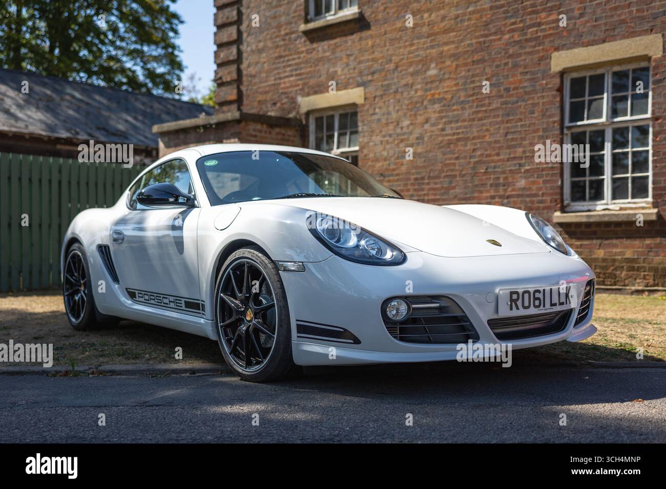 Porsche Cayman R 2011, exposée au Bicester Motion Scamble le 25 août 2025. Banque D'Images