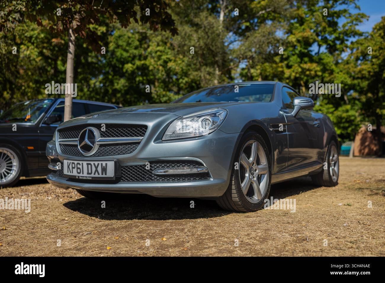 Mercedes Benz SLK 200 Edition 2011, exposée au Bicester Motion Scamble le 25 août 2025. Banque D'Images