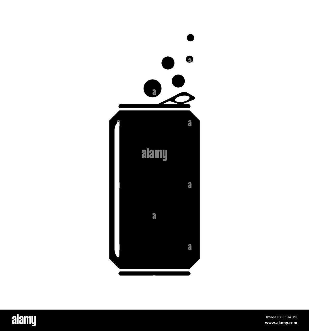 Boisson Can. Soda Can. Icône de canette de boisson gazeuse. Illustration vectorielle isolée sur fond blanc Illustration de Vecteur