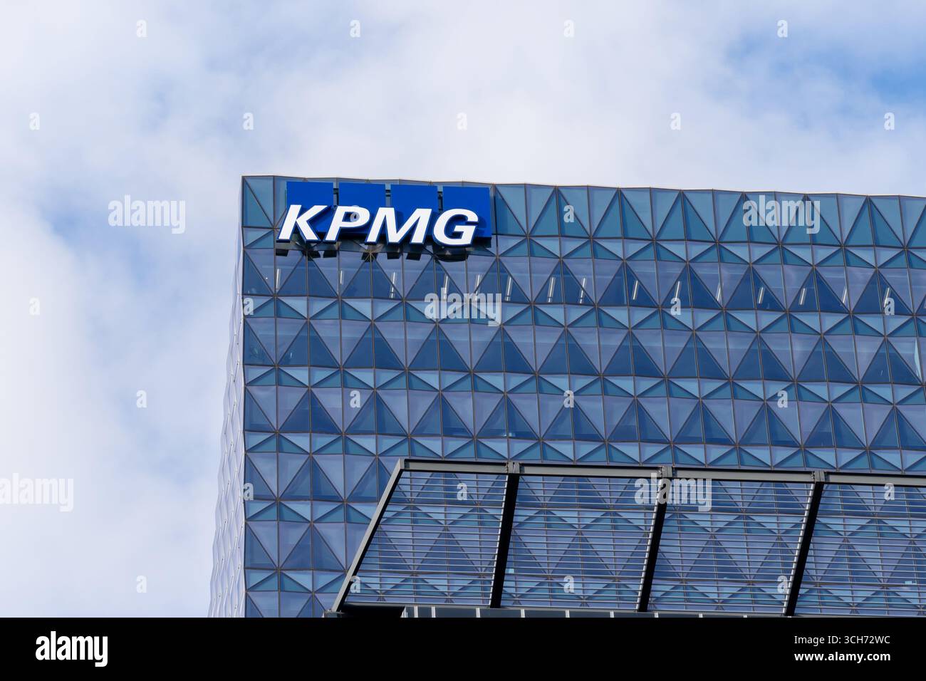 Bureau de KPMG Australie au 727 Collins St in Docklands, West Melbourne, Victoria, Australie. Banque D'Images