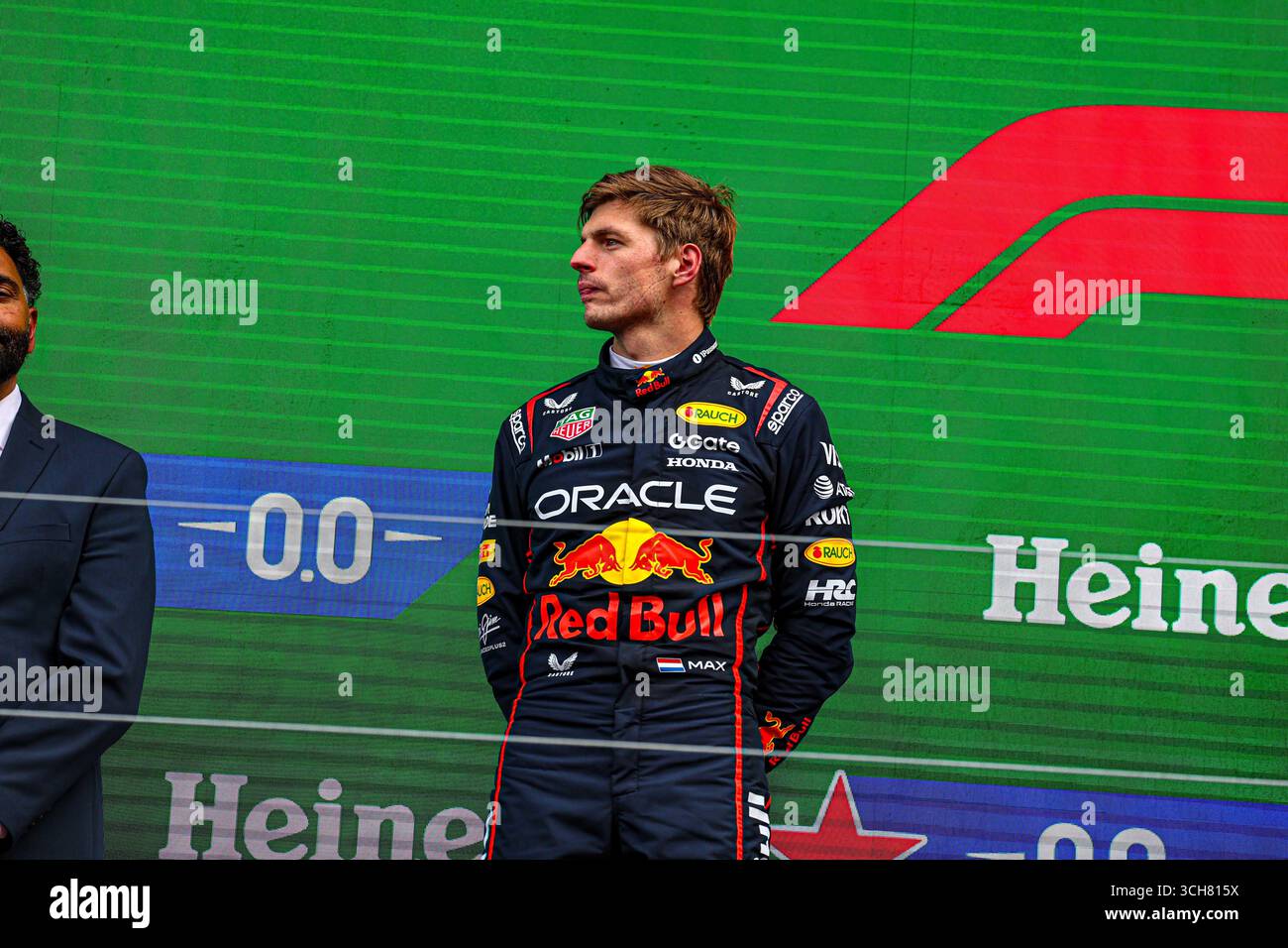 Zandvoort, Nederlands. 31 août 2025. 8/31/2025 - podium de la course du vendredi, jour2, du Grand Prix des pays-Bas de formule 1 Heineken 2025, Zandvoort, les Nederlands, du 28 au 31 août - Round 15 du 24 du Championnat du monde F1 2025 (photo par Alessio de Marco/Sipa USA) crédit : Sipa USA/Alamy Live News Banque D'Images