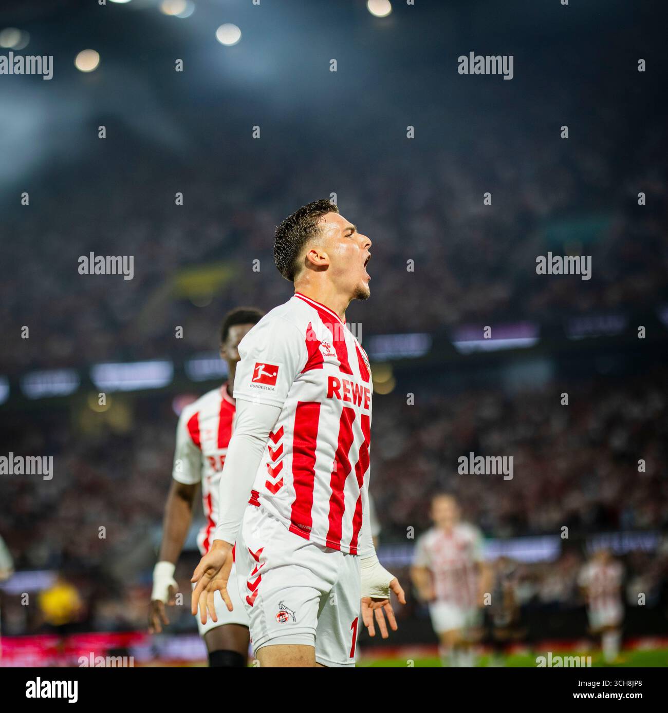 Cologne, Allemagne. 31 août 2025. Torjubel : Said El Mala (Köln) 1. FC Köln - SC Freiburg 31.08.2025 Copyright (nur für journalistische Zwecke) par : Banque D'Images