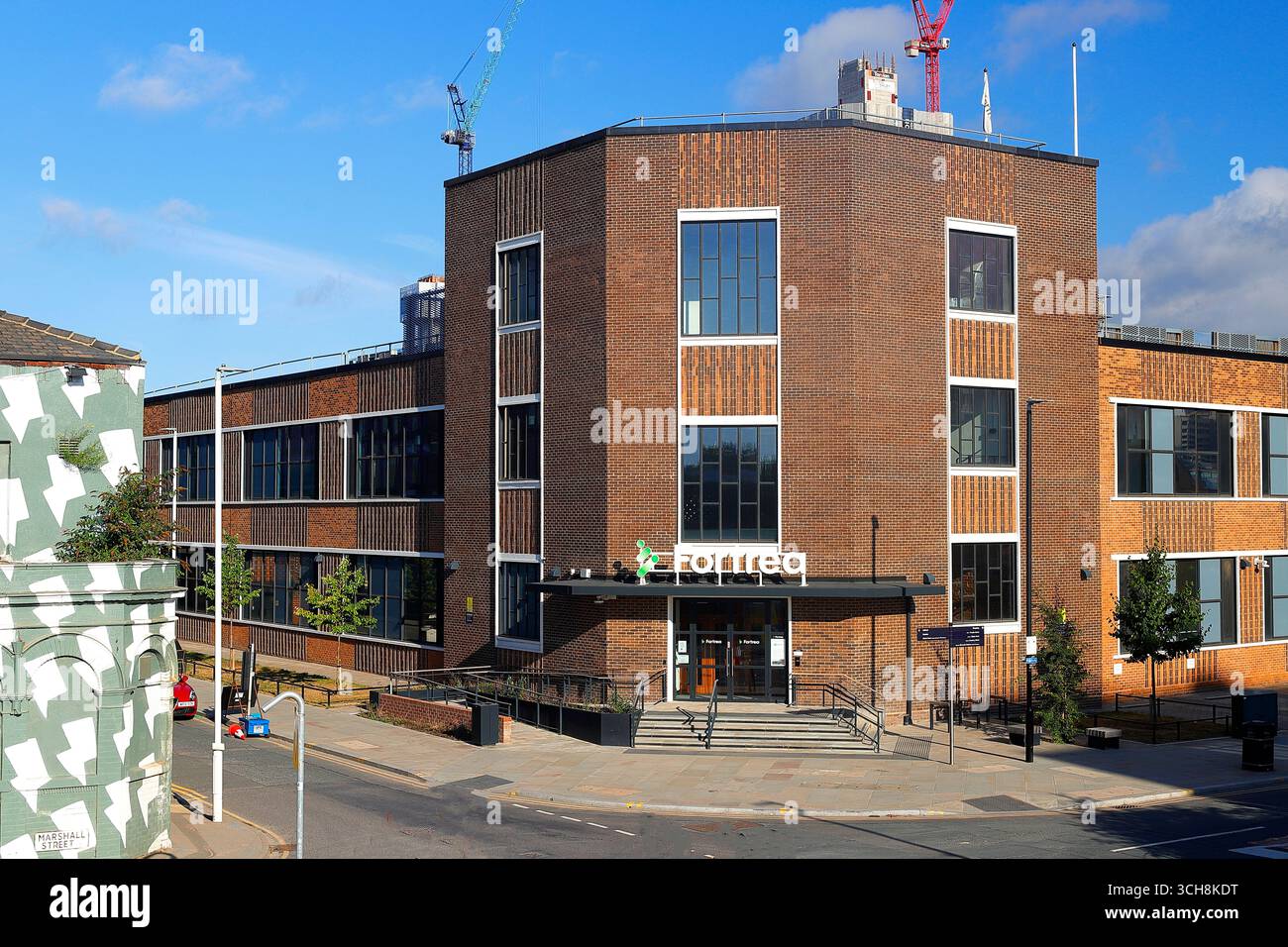Essais cliniques Fortrea sur Marshal Street à Holbeck, Leeds, West Yorkshire, Royaume-Uni Banque D'Images