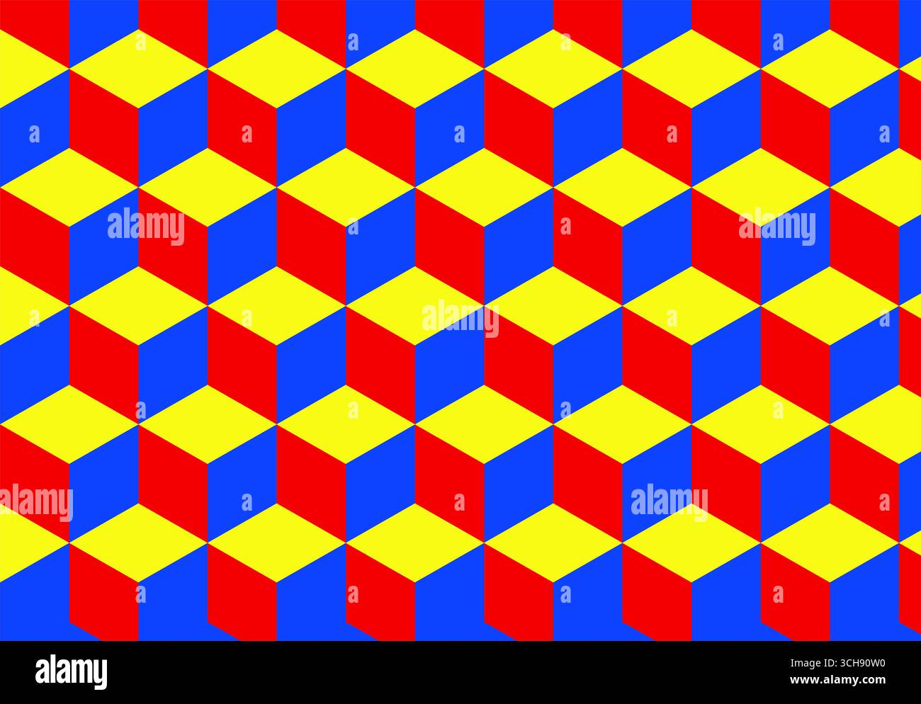 motif répétitif de cubes tridimensionnels. Banque D'Images
