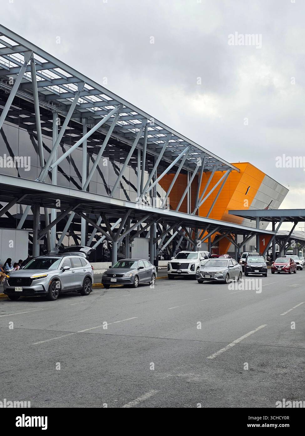 Monterrey, Nuevo Leon, Mexique - 27 juillet 2025 : Monterrey General Mariano Escobedo International Airport MTY, le principal aéroport de Nuevo Leon Banque D'Images