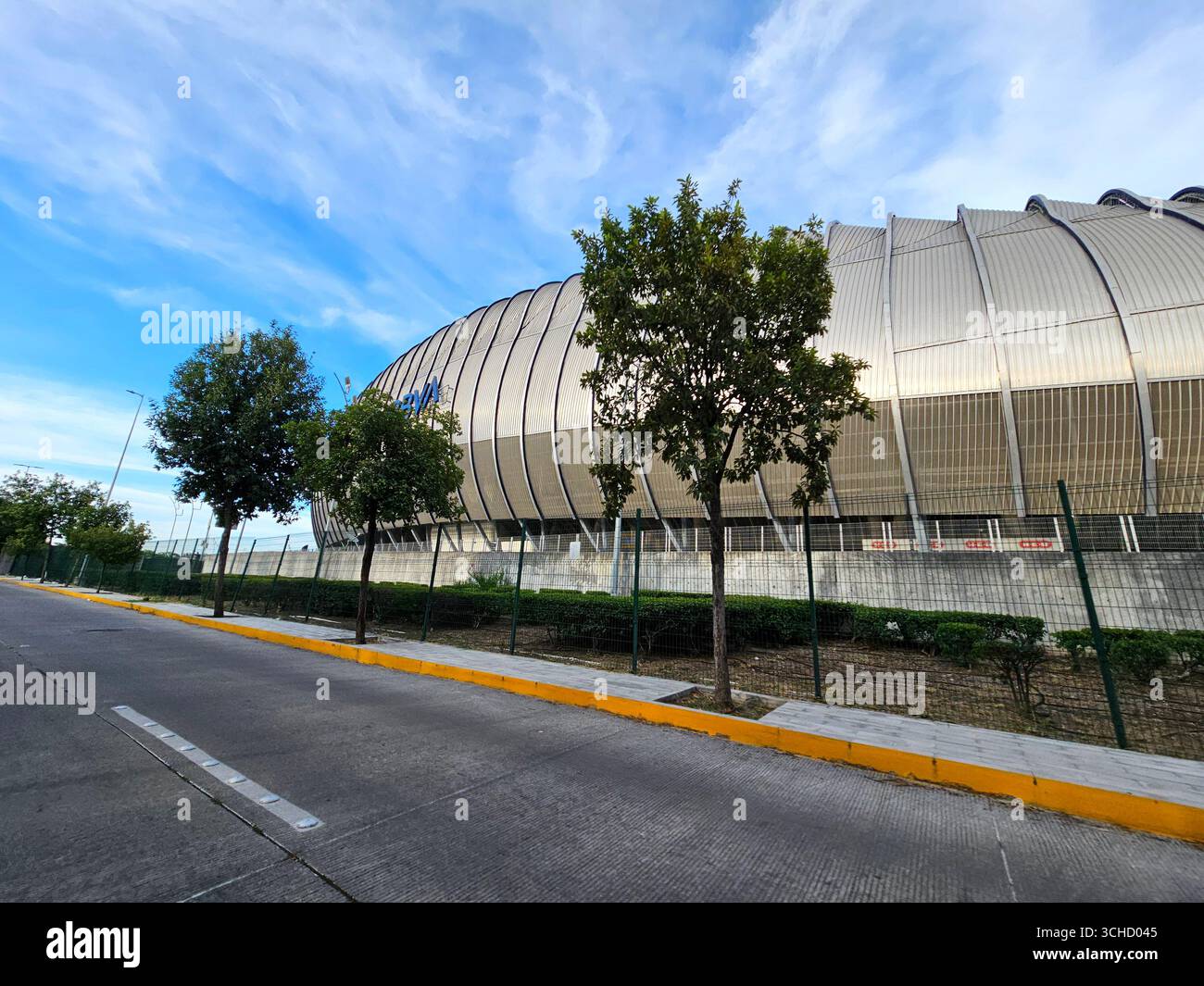 Monterrey, Nuevo Leon, Mexique - 29 juillet 2025 : BBVA Soccer Stadium dans la municipalité de Guadalupe, Nuevo Leon, Mexique, dans la zone métropolitaine Banque D'Images