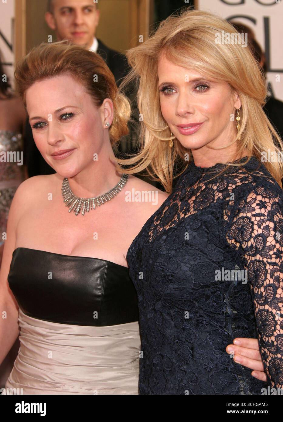 Patricia et Rosanna Arquette lors de la 64e cérémonie des Golden Globe Awards au Beverly Hilton Hotel à Los Angeles, le 15 janvier 2007 Banque D'Images