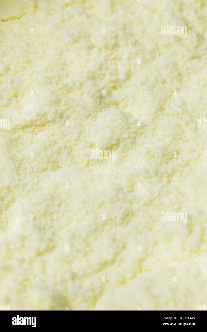 Formule pour bébé en poudre sèche biologique pour une bouteille Banque D'Images