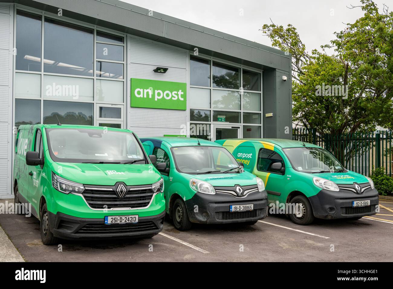 Un dépôt de poste à Skibbereen, West Cork, Irlande. Banque D'Images