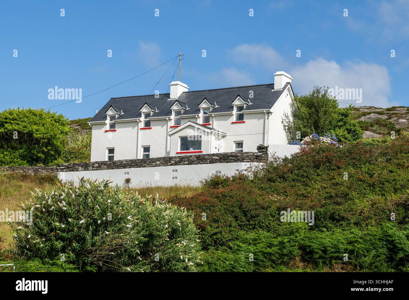 Maison de Sophie Toscan du Plantier à Toormore, West Cork, Irlande. Banque D'Images