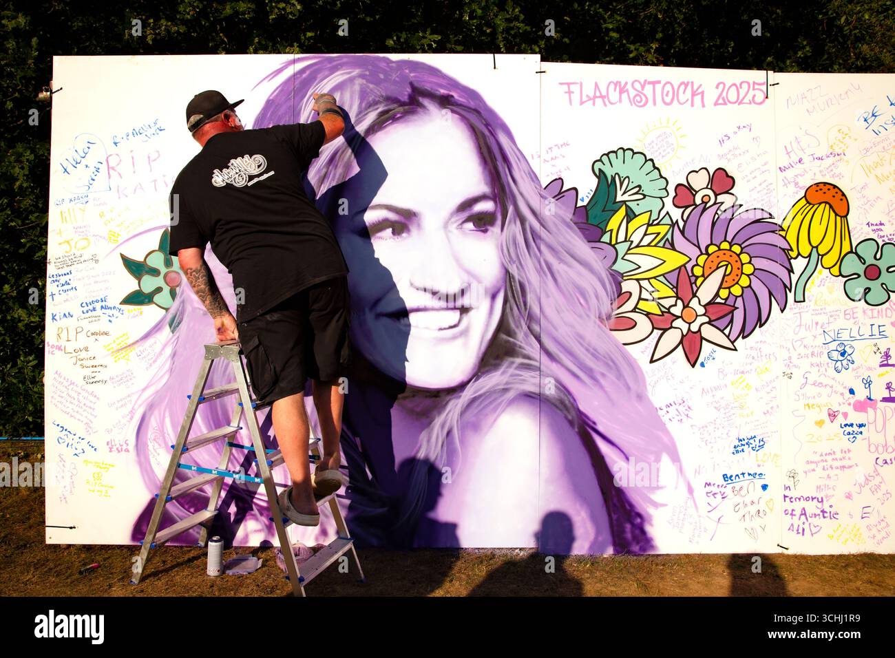 Doug Hyde, Street Artist chez Flackstock, 2025 Banque D'Images