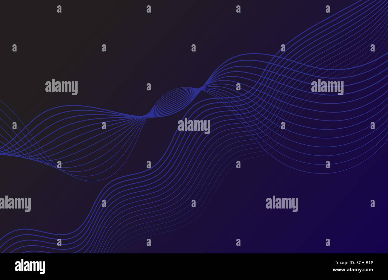Fond abstrait de lignes d'ondes colorées. Concept de technologie futuriste. Lignes d'ondes modernes. Motif d'onde dynamique. Illustration vectorielle. Illustration de Vecteur