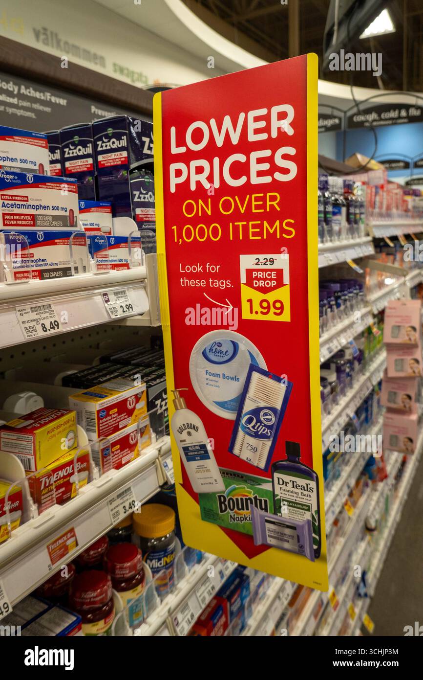 Smith's Food and Drug Store, propriété de Kroger Company, est une importante chaîne de supermarchés régionale, Great Falls, Montana, USA 2025 Banque D'Images