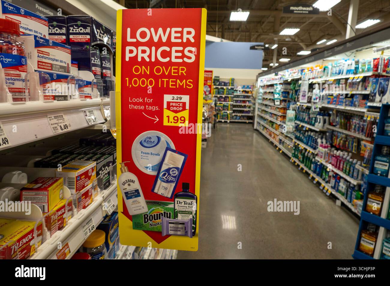 Smith's Food and Drug Store, propriété de Kroger Company, est une importante chaîne de supermarchés régionale, Great Falls, Montana, USA 2025 Banque D'Images