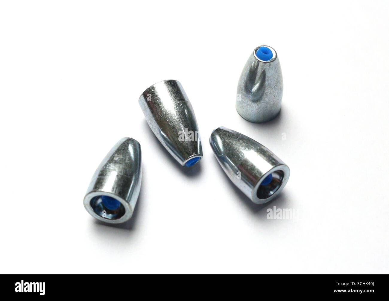 Explorez le design élégant et la finition durable des pointes métalliques utilisées dans les cannes à pêche, mettant en valeur un savoir-faire de qualité et des fonctionnalités innovantes pour l'extérieur Banque D'Images