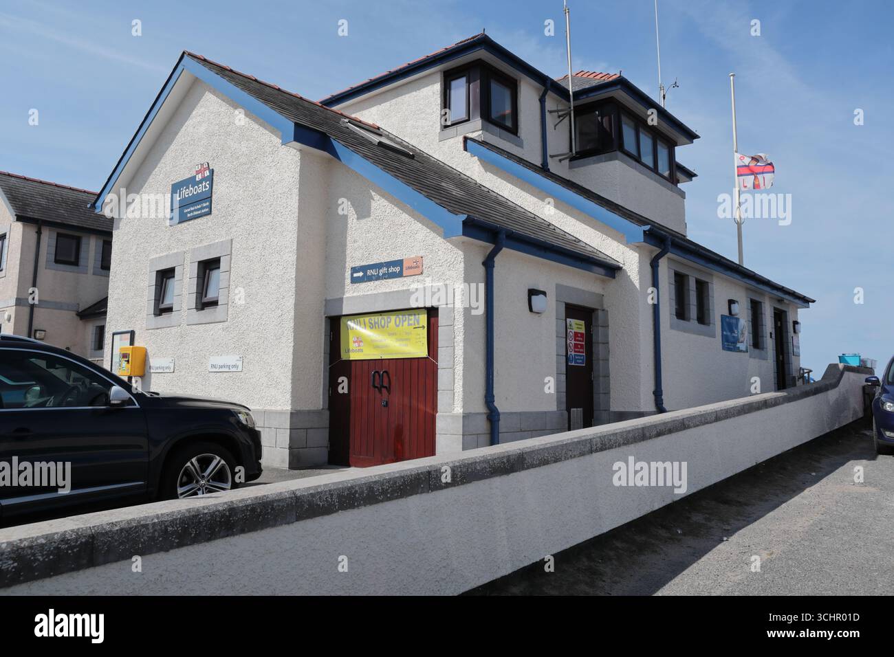 Borth RNLI Lifeboat Station Banque D'Images