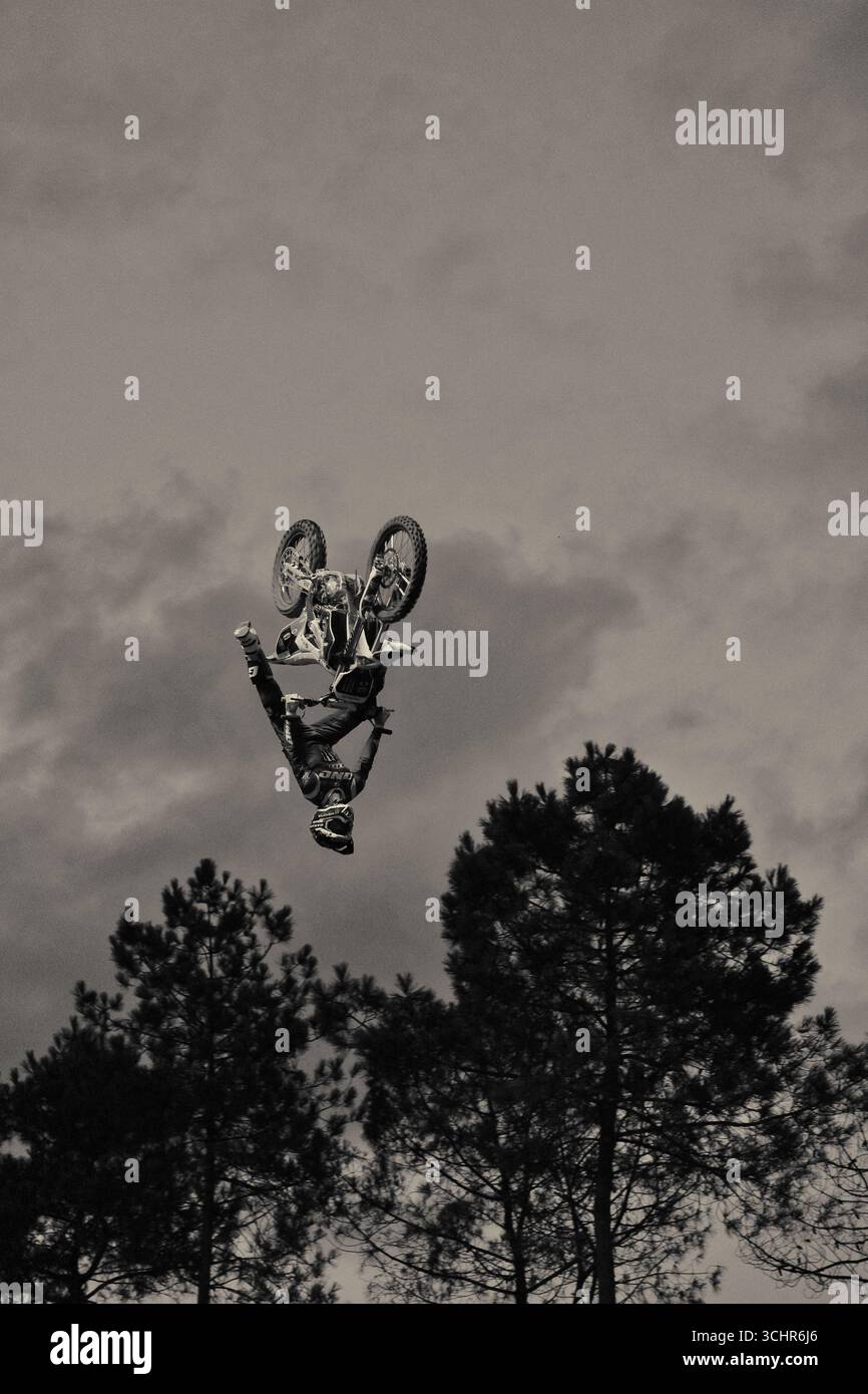 motocross et freestyle Banque D'Images