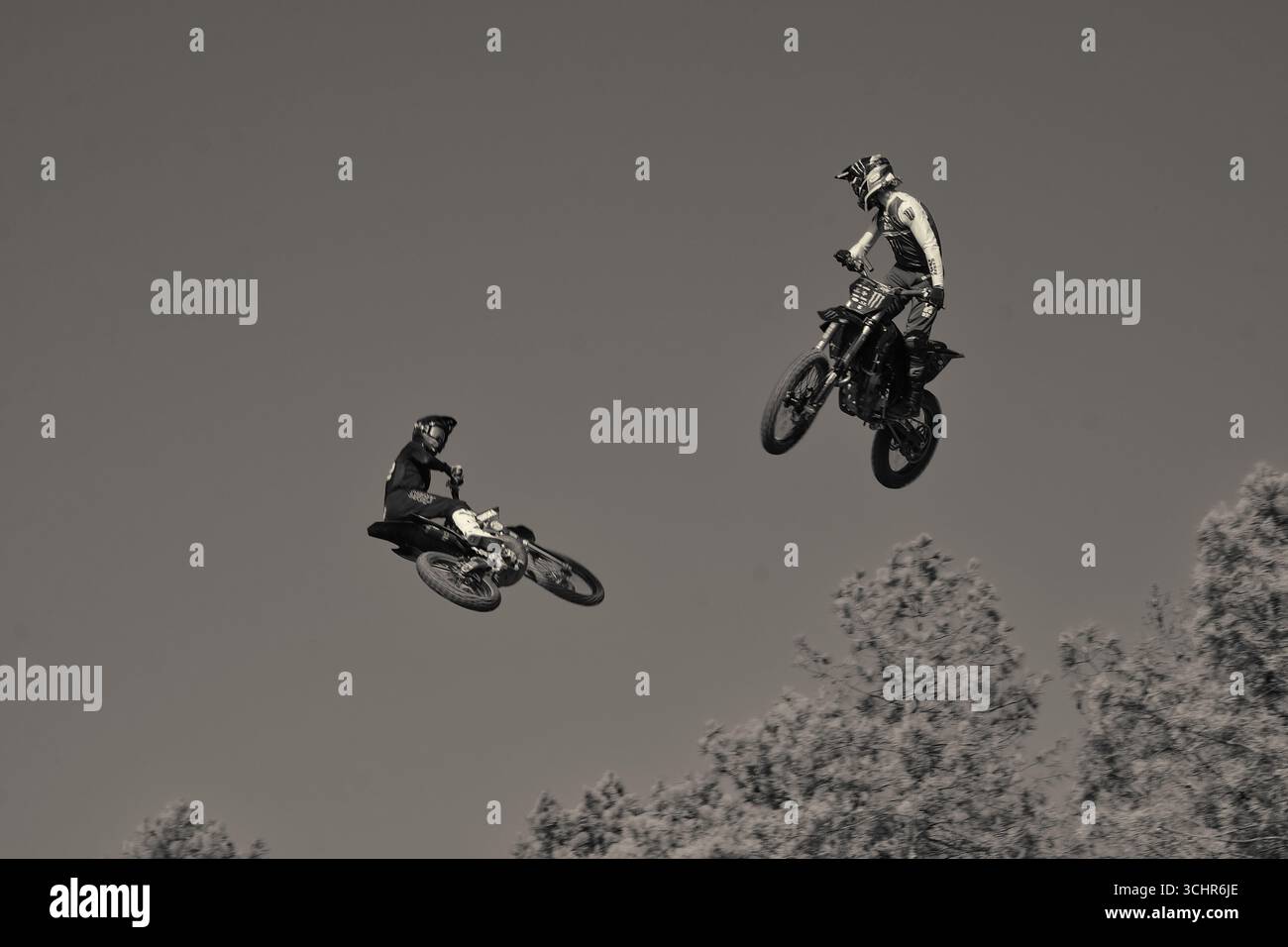 motocross et freestyle Banque D'Images