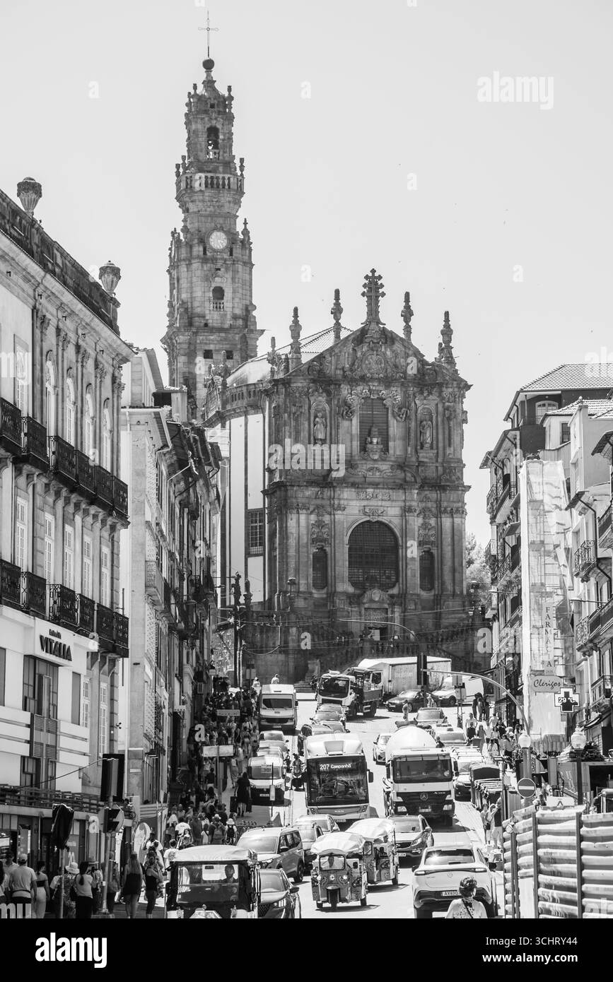 Porto, Portugal - 9 juillet 2025 : la vue sur la rue à Porto Portugal Banque D'Images