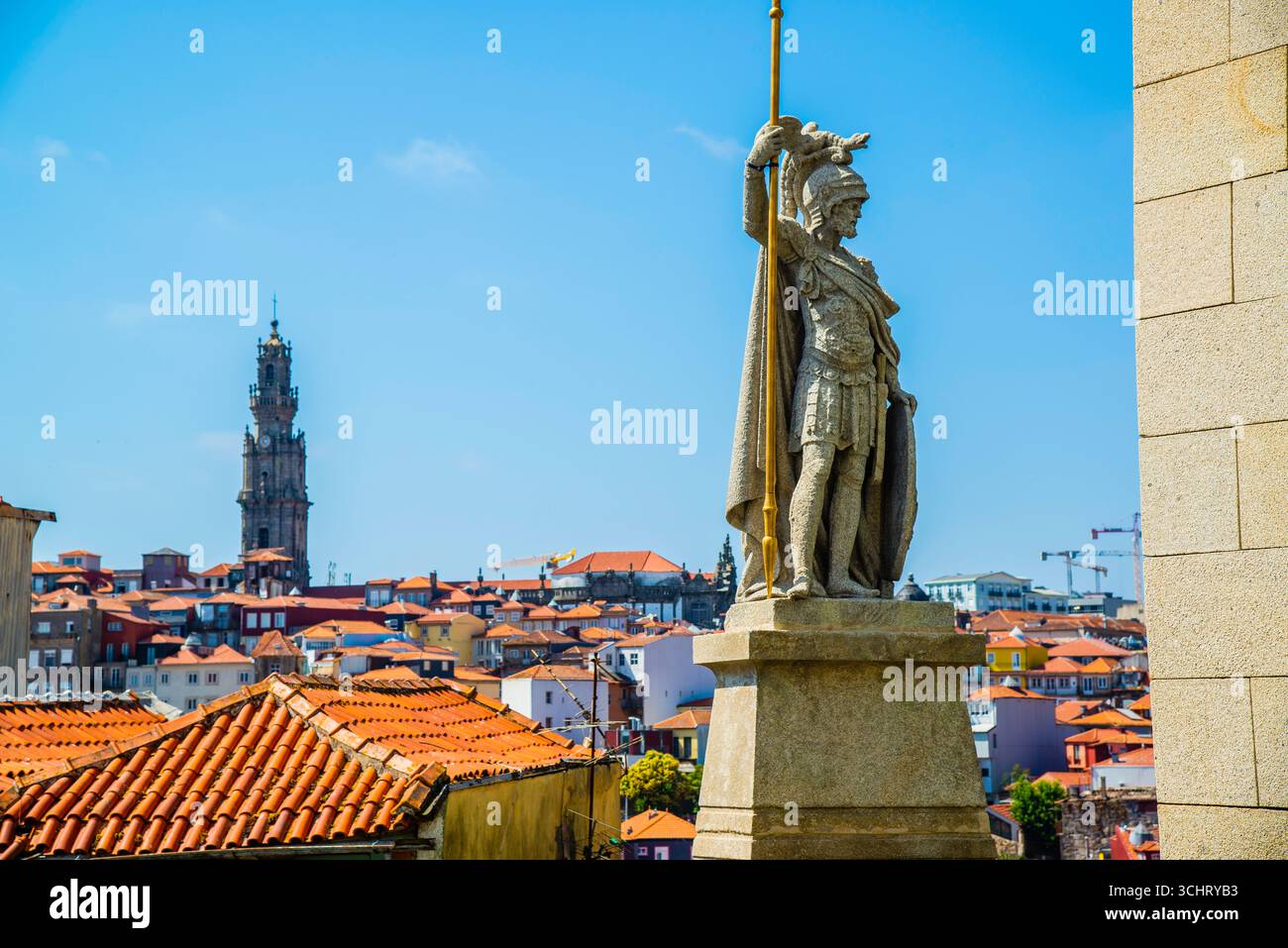 Porto, Portugal - 9 juillet 2025 : la vue sur la rue à Porto Portugal Banque D'Images