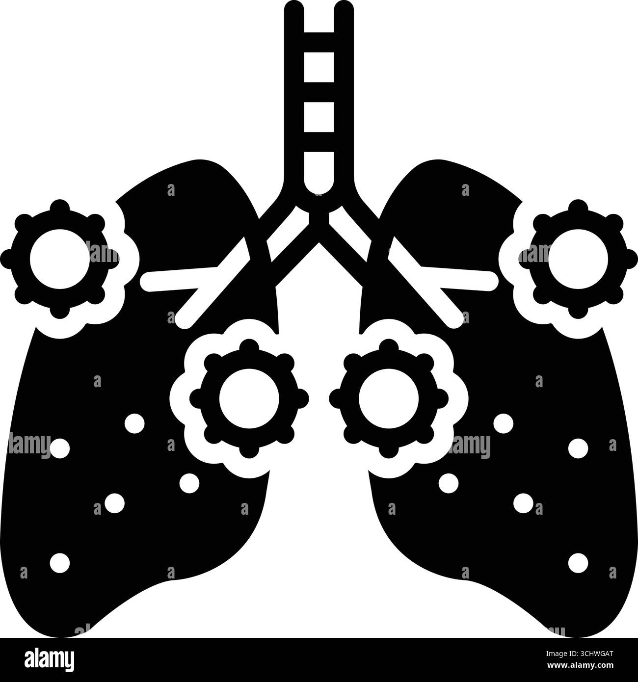 Icône pour maladie, maladie Illustration de Vecteur