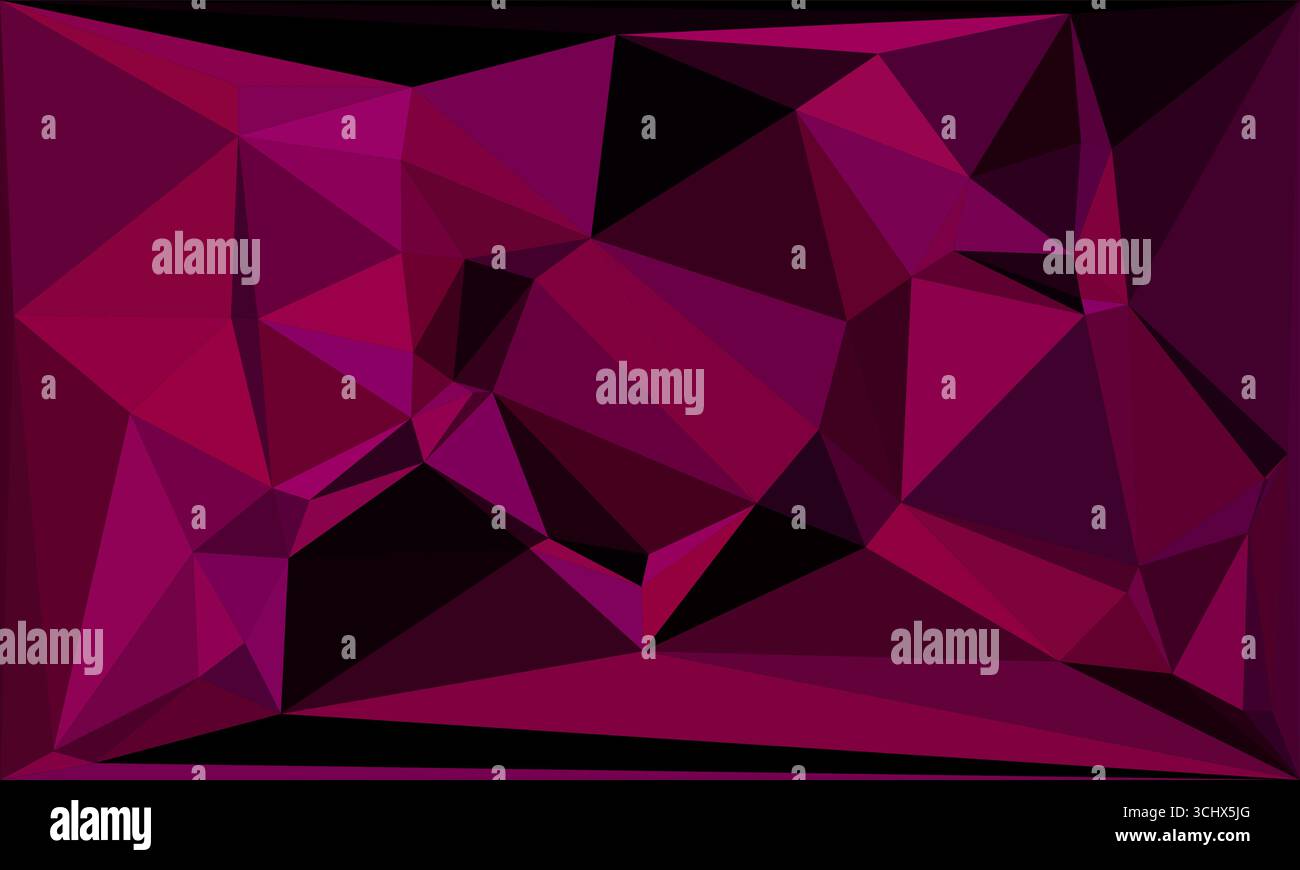 Mosaïque polygonale avec fond géométrique abstrait de couleur dégradé. Conception de fond poly bas. Technologie faible fond poly. Illustration de Vecteur