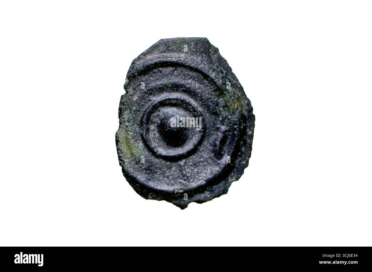 Pièce de l'âge du fer britannique de la tribu Cantii Banque D'Images