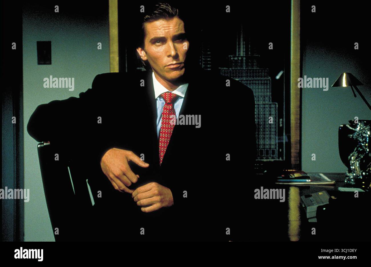 American Psycho année : 2000 USA réalisé par Mary Harron Christian Bale Banque D'Images