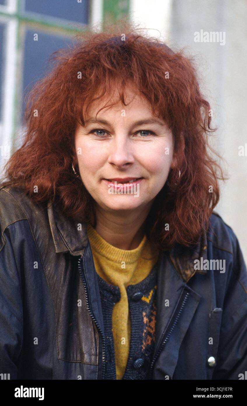 Portrait de l'actrice française Yolande Moreau. 1991 Banque D'Images