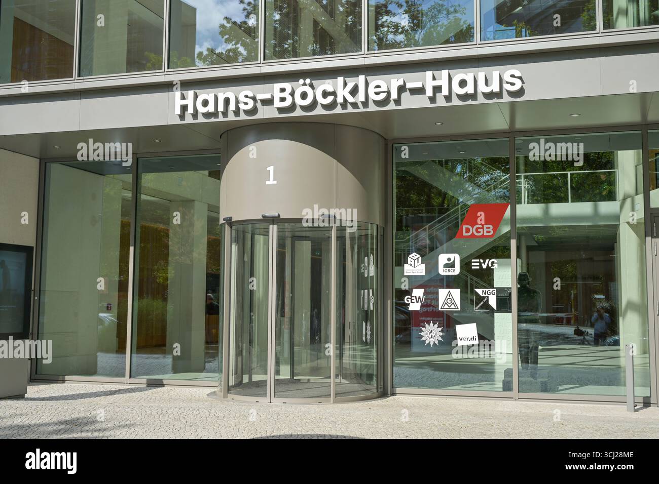 DGB Berlin-Brandenburg und Bundesvorstand, Hans-Böckler-Haus, Keithstraße, Schöneberg, Tempelhof-Schöneberg, Berlin, Deutschland Banque D'Images