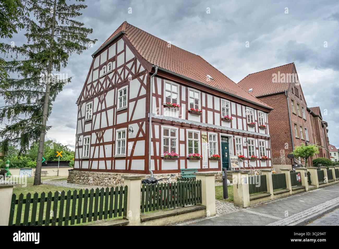 Stadtmuseum Alte Burg, Putlitzstraße, Wittenberge, Landkreis Prignitz, Brandebourg, Deutschland Banque D'Images