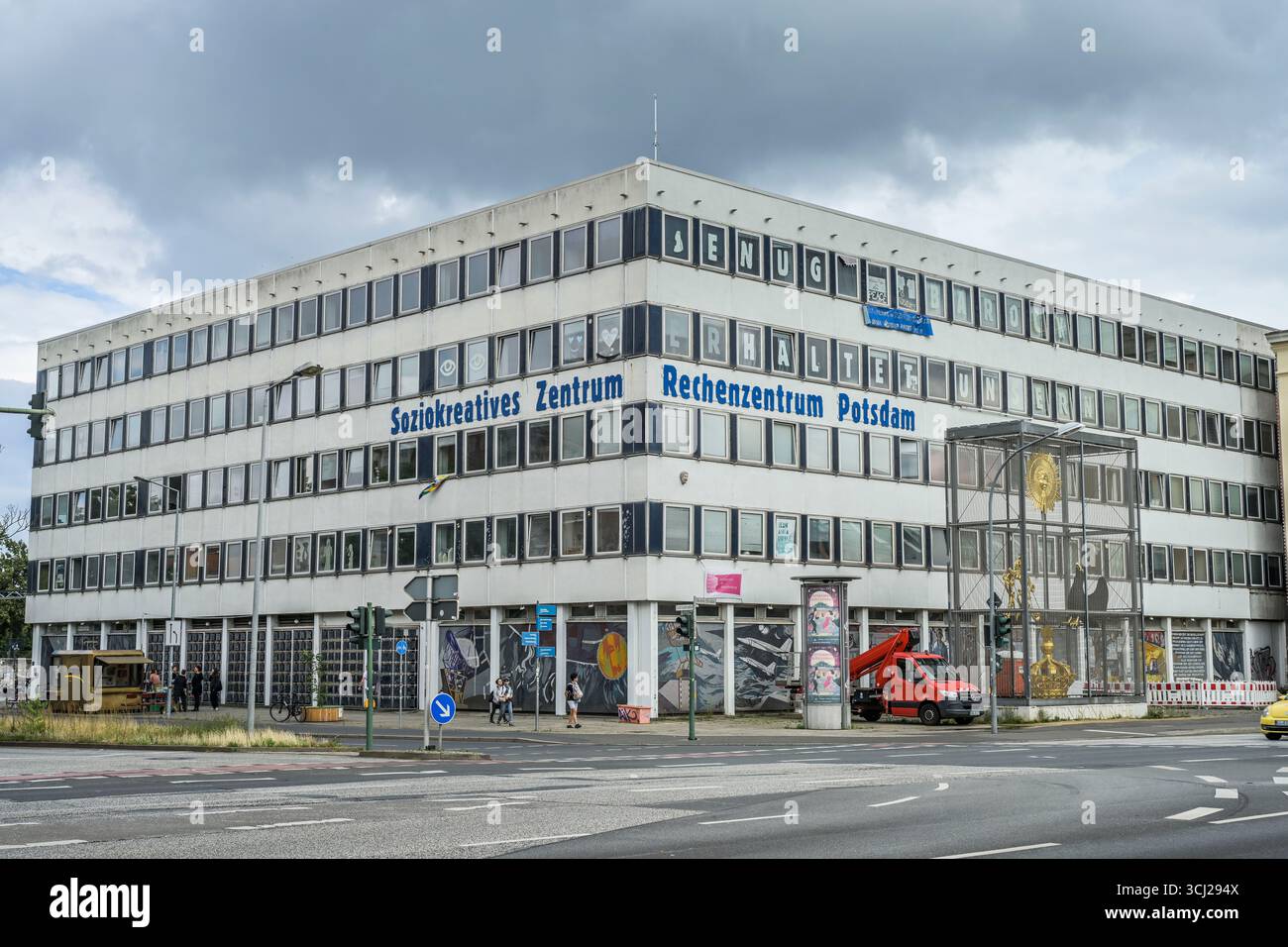 Altes Rechenzentrum, Dortustraße, Potsdam, Brandenburg, Deutschland Banque D'Images