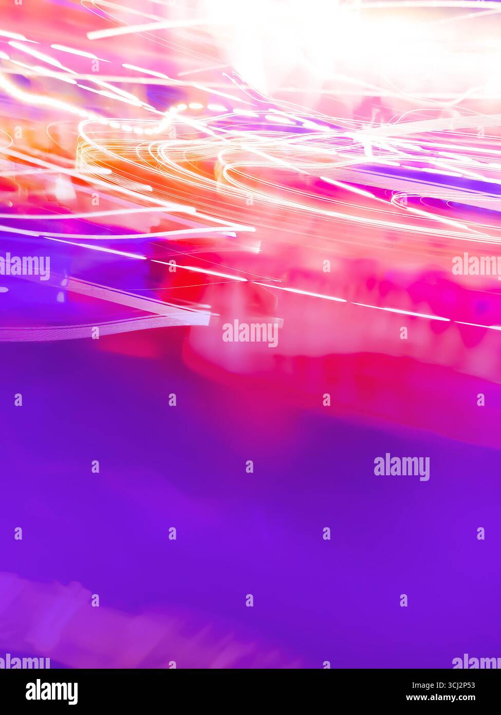 Bokeh violet lilas abstrait phosphorescent toile de fond. Bokeh lilas violet tendance couleur fond universel. Banque D'Images