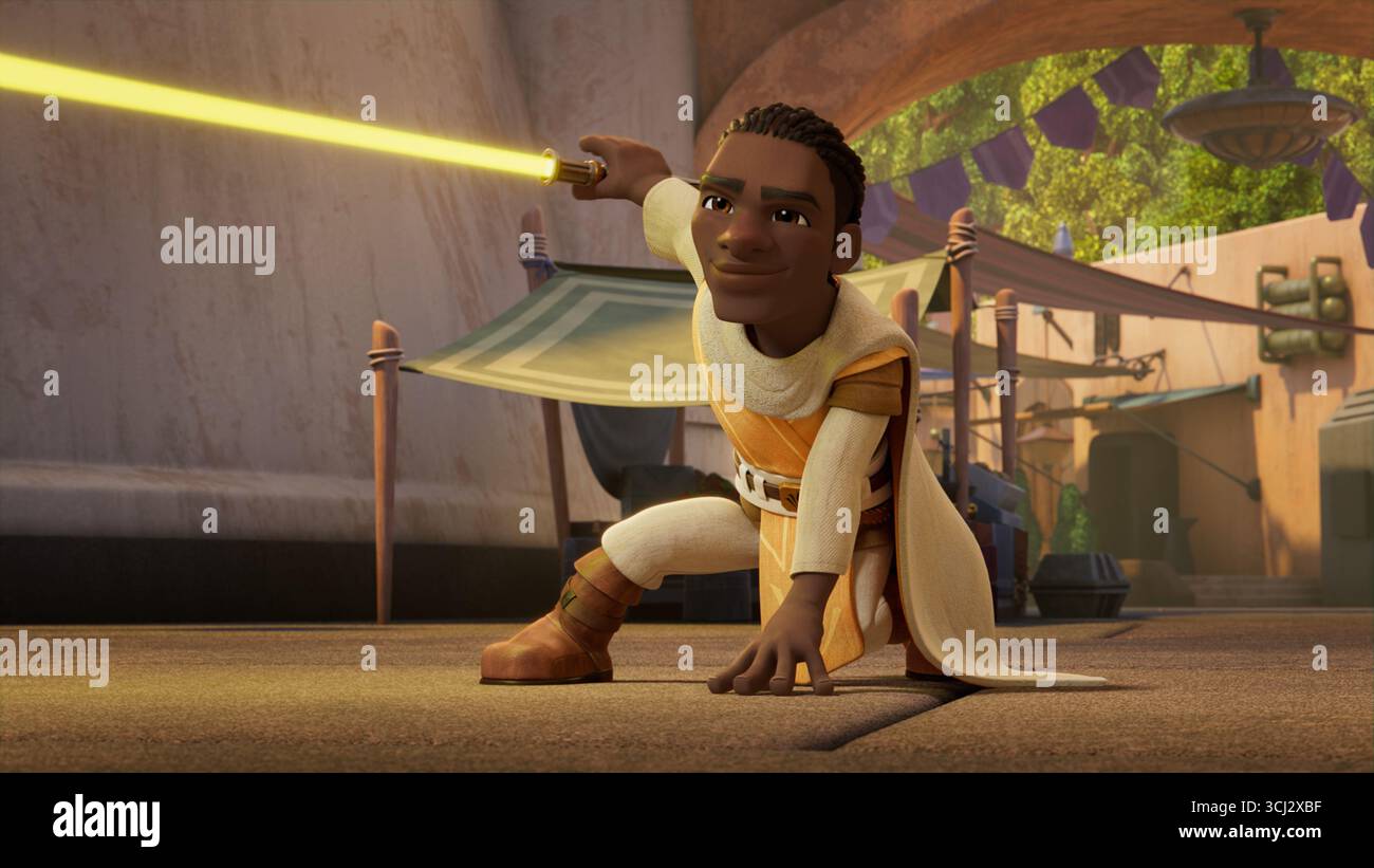 Star Wars : Young Jedi Adventures (2023 - )Jedi Master Carver Drow *Filmstill - usage éditorial seulement* Voir instructions spéciales. CAP/UFS © The Walt Disney Banque D'Images