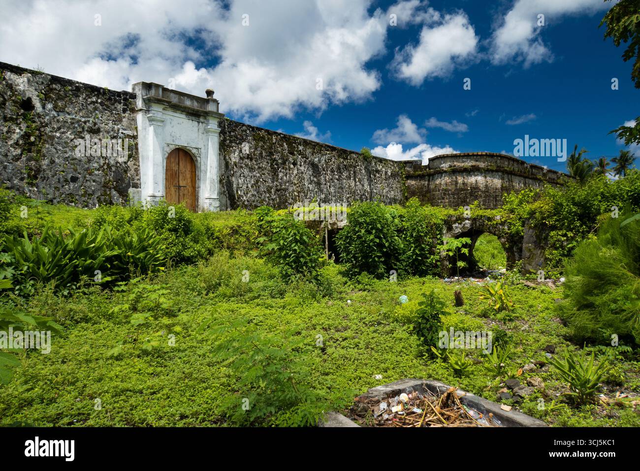 Fort Nassau de l'époque coloniale néerlandaise à Banda Neira Banque D'Images
