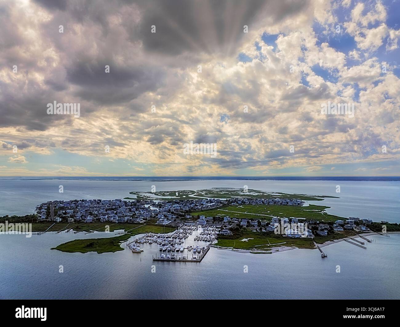 High Bar Harbor Yacht Club Banque D'Images