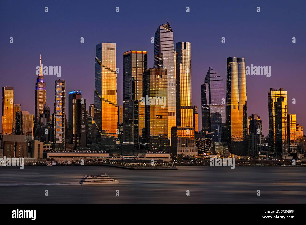 Quartier Hudson Yards à Manhattan, NY Banque D'Images