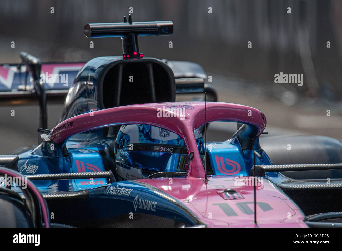 Pierre Gasly (FRA) au volant de l'écurie BWT Alpine F1 Team lors des essais libres du GP de F1 d'Italie sur le circuit de Monza le 5 septembre 2025 à Monza, en Italie. Banque D'Images