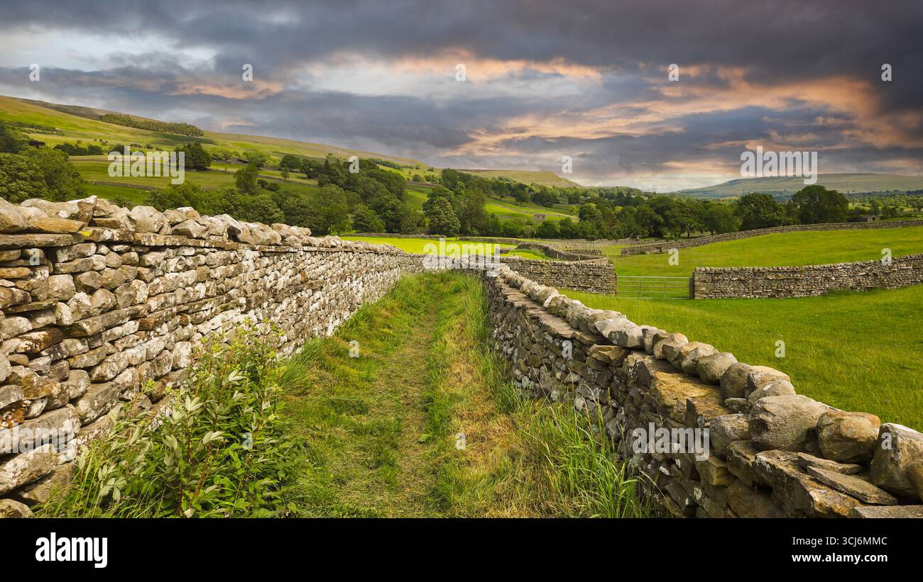 Chemin d’accès du pays Banque D'Images