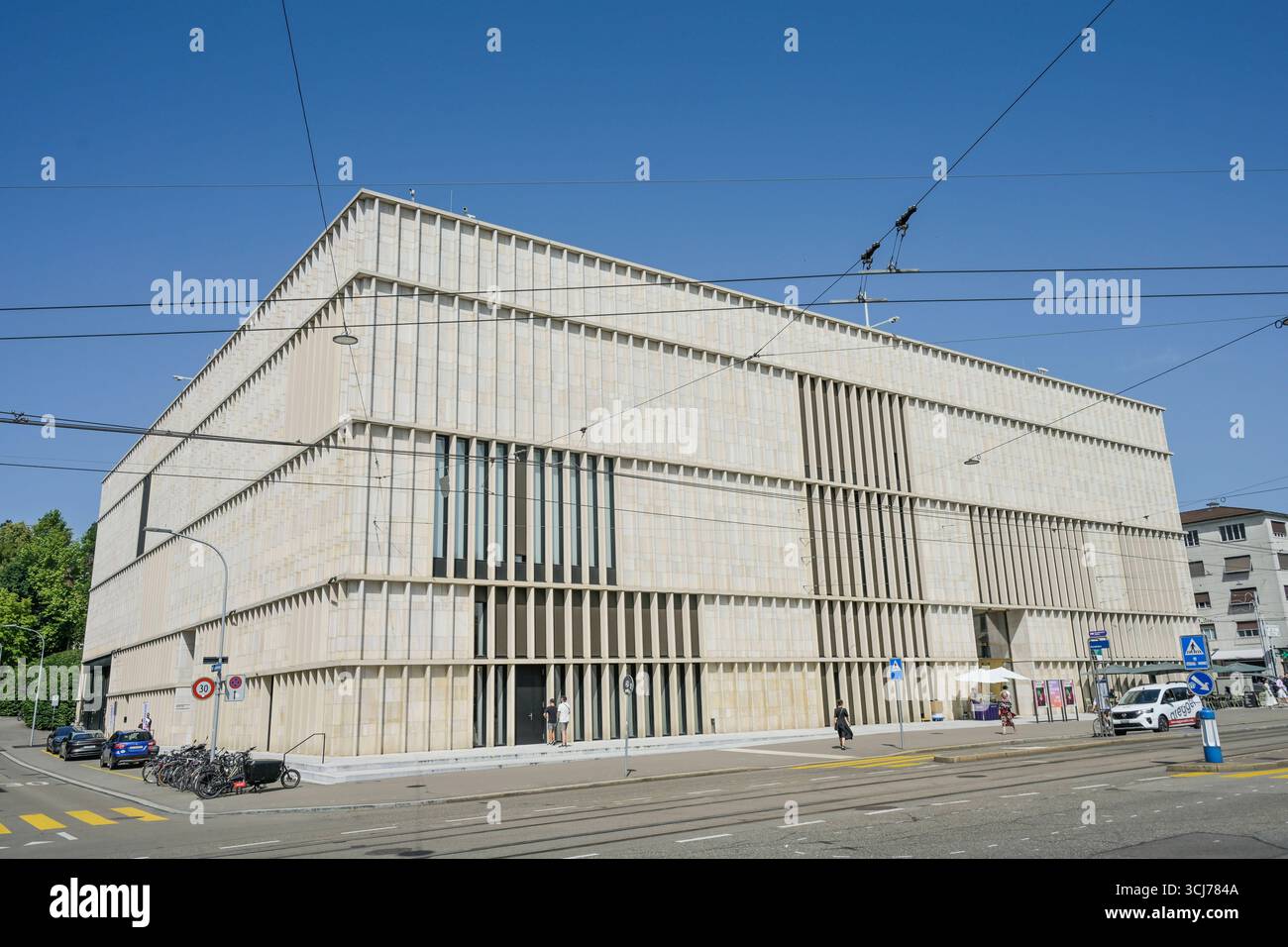 Kunsthaus, Erweiterungsbau von Chipperfield, Heimplatz, Zürich, Schweiz *** Kunsthaus, extension par Chipperfield, Heimplatz, Zurich, Suisse Banque D'Images