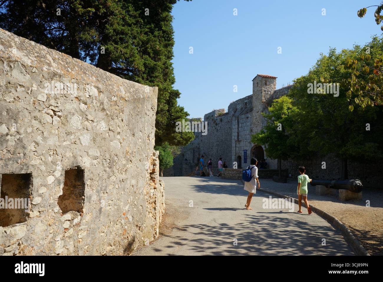 Ile de Sainte Marguerite, canne, France - château Banque D'Images