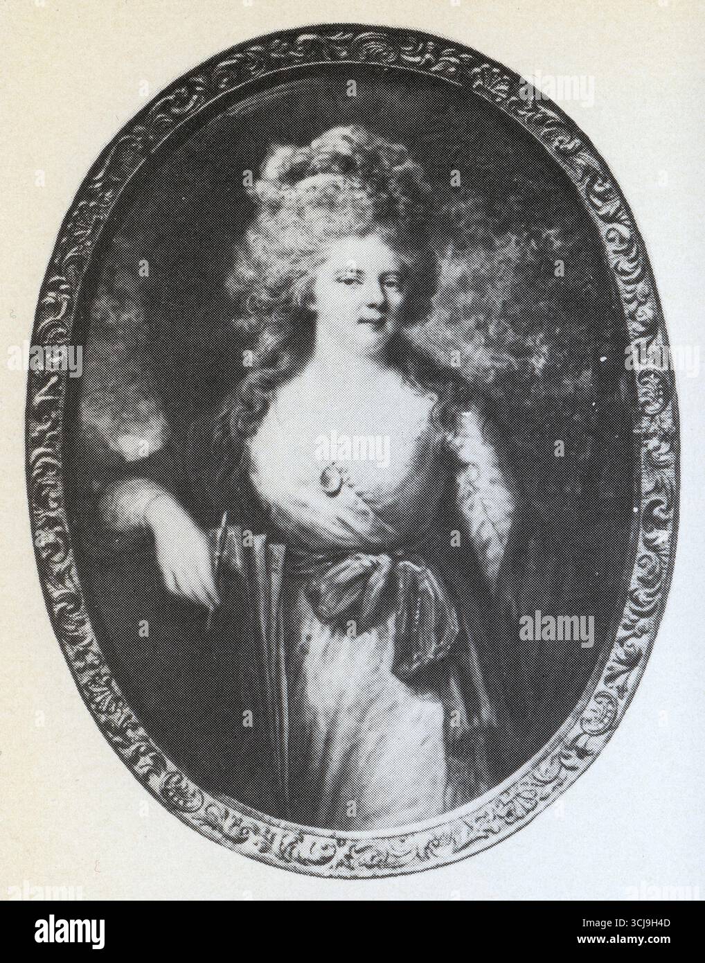 L'impératrice douairière Marie Fedorovna, mère d'Alexandre Ier, par Ritt Banque D'Images